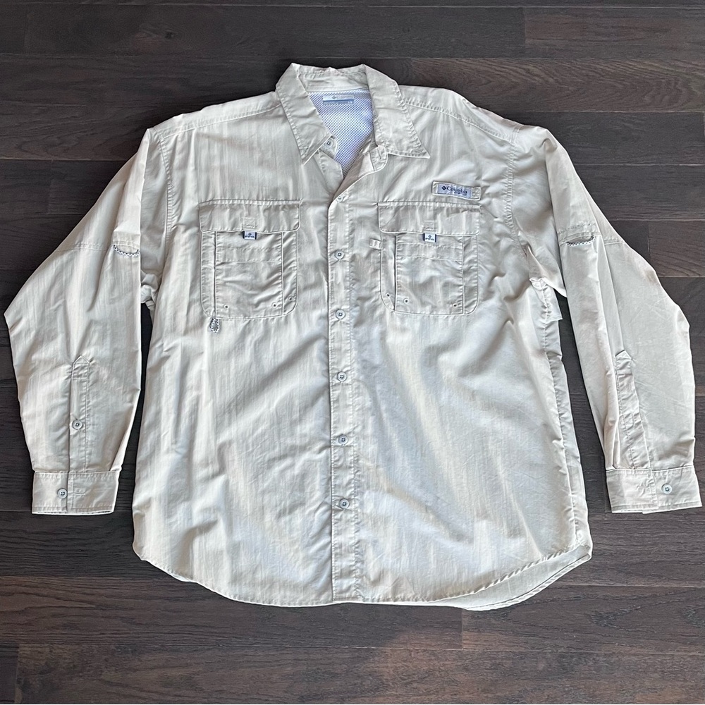 Columbia PFG button down Fishing/Hiking